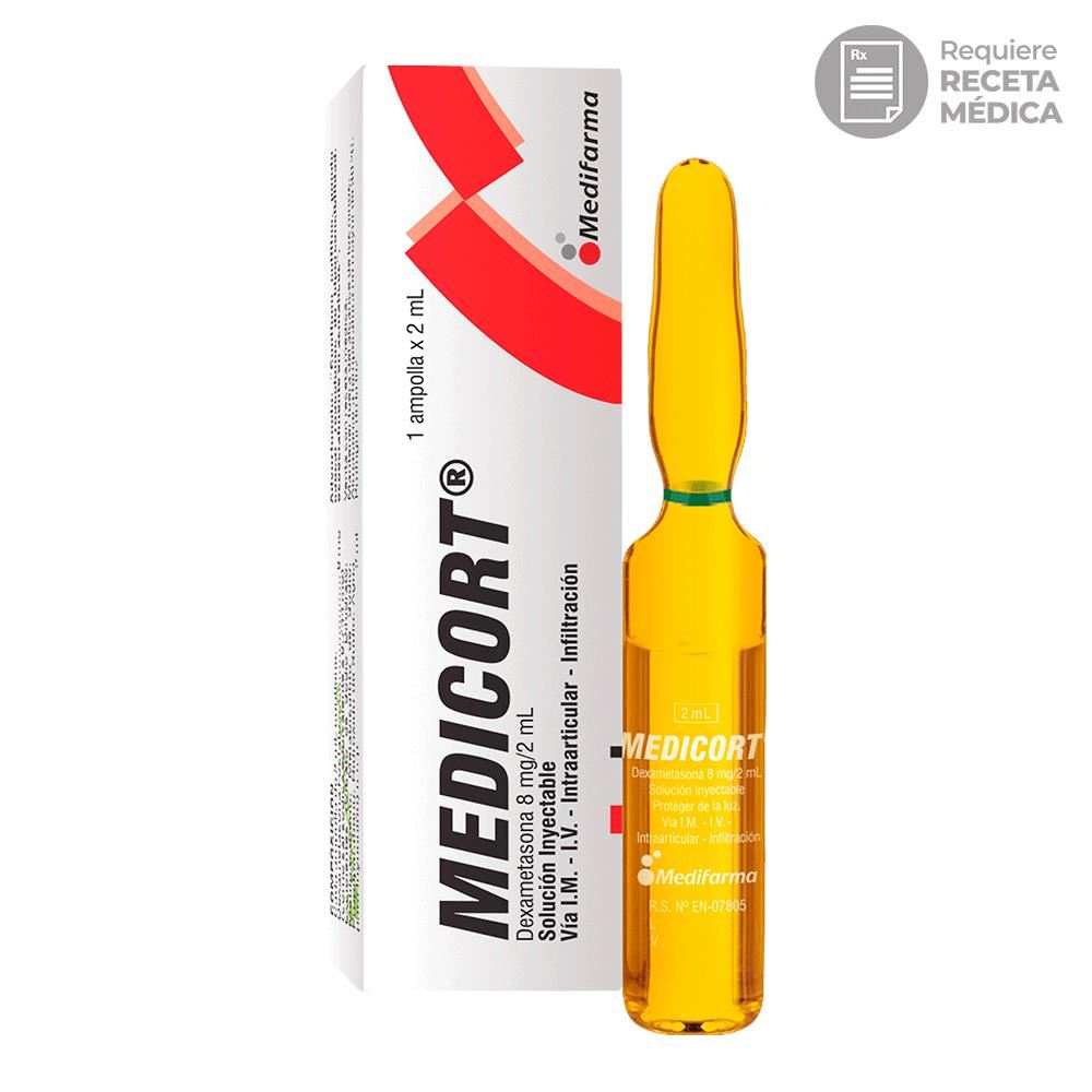 Medicort 8 mg/2 mL Solución Inyectable